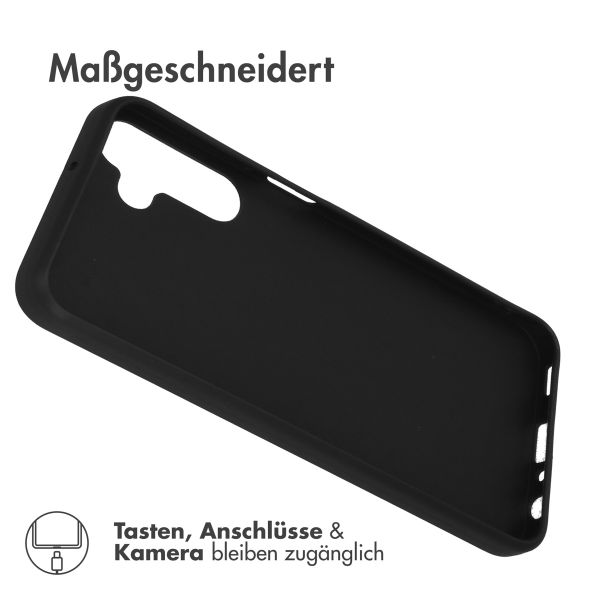 Accezz Color TPU Hülle Samsung Galaxy A25 (5G) - Schwarz
