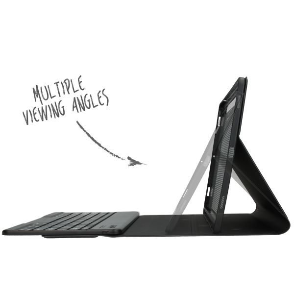Accezz Bluetooth Keyboard Klapphülle Samsung Galaxy Tab S9 Plus - QWERTY / NL - Schwarz