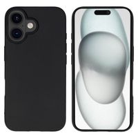 Accezz Color TPU Hülle Apple iPhone 16 - Schwarz
