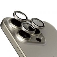 PanzerGlass Hoops Optic Rings Kameraschutz Apple iPhone 15 Pro / 15 Pro Max - Natural Titanium