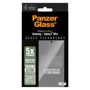 PanzerGlass Keramischer Displayschutz mit Applikator Samsung Galaxy S25 Ultra