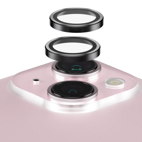 PanzerGlass Hoops Optic Rings Kameraschutz Apple iPhone 15 / 15 Plus - Transparent