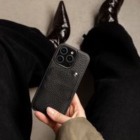 Selencia Riva Back Cover mit Kartenfach Samsung Galaxy S26 Plus - Schwarz