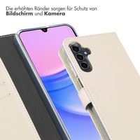 Selencia Echtleder Klapphülle Samsung Galaxy A15 (5G) - Greige