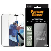 PanzerGlass Keramischer Displayschutz mit Applikator Apple iPhone 16 Pro Max