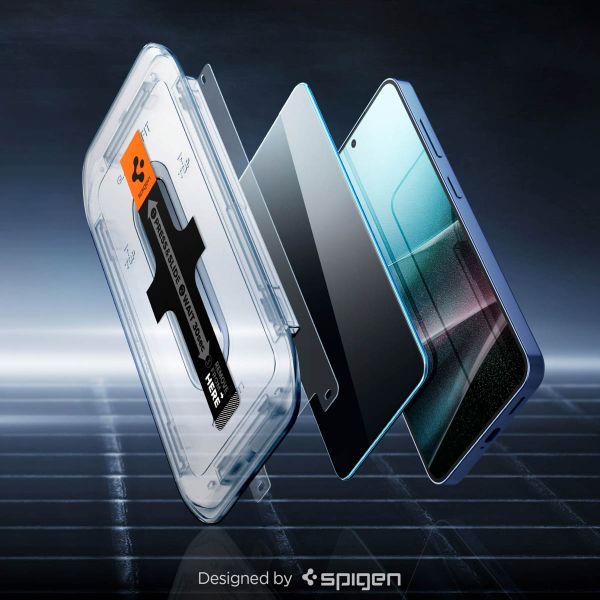 Spigen GLAStR Privacy EZ Fit Displayschutzfolie + Applicator - 2er-Pack Samsung Galaxy S24 Plus / S25 Plus