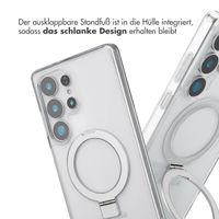 Accezz Ring Stand Backcover mit MagSafe Samsung Galaxy S25 Ultra - Transparent