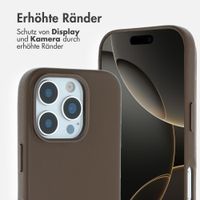 Accezz MagSafe Leather Backcover Apple iPhone 16 Pro - Kaffeebraun