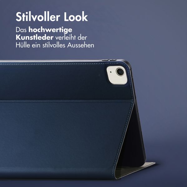 Accezz Classic Klapphülle Apple iPad Air 13 Zoll (2026) M4 / (2025) M3 / (2024) M2 - Dunkelblau