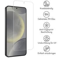 Accezz Displayschutz 2er-pack aus gehärtetem Glas Samsung Galaxy S25 / S24