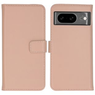 Selencia Echtleder Klapphülle Google Pixel 8 - Dusty Pink