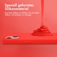 Accezz Liquid Silikoncase Samsung Galaxy S20 Ultra - Rot