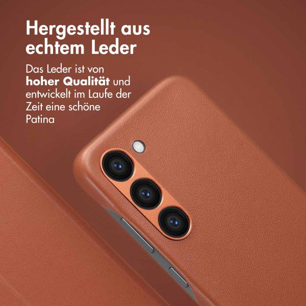 Accezz 2-in-1 Klapphülle aus Leder mit MagSafe Samsung Galaxy S23 - Sienna Brown