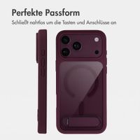 Accezz Hold Backcover mit MagSafe Apple iPhone 18 Pro Max / 17 Pro Max - Dark Cherry