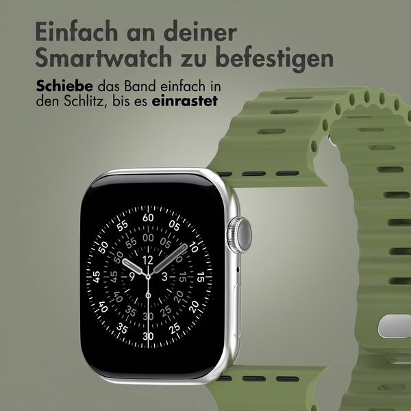 Accezz Ocean Armband für Apple Watch | 38/40/41/42 mm - Khaki