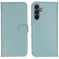Selencia Echtleder Klapphülle Samsung Galaxy A15 (5G/4G) - Air Blue