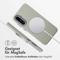 Accezz MagSafe Leather Backcover Samsung Galaxy A36 / A56 - Light Grey
