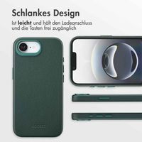 Accezz MagSafe Leather Backcover Apple iPhone 17e / 16e - Cedar Green