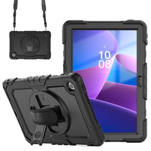 Accezz Robustes Back Cover mit Schultergurt Lenovo Tab (2025) - Schwarz