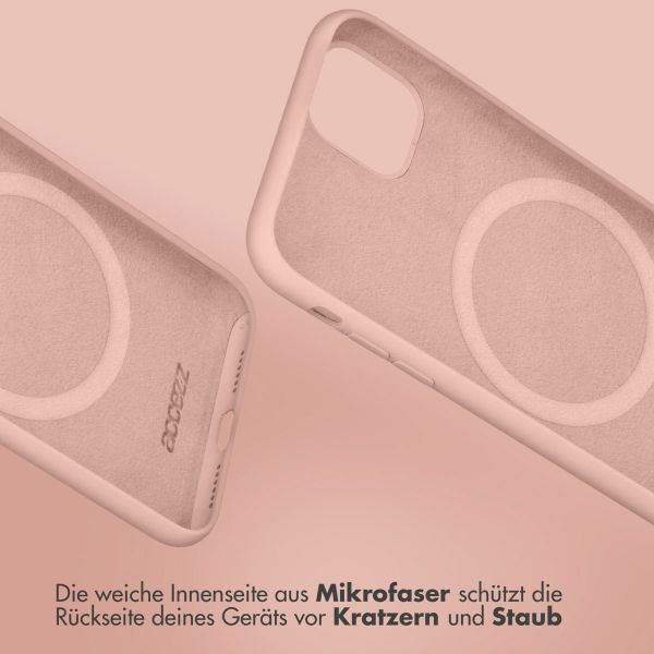 Accezz Liquid Silikoncase mit MagSafe Apple iPhone 14 / 13 - Rosa