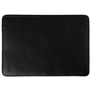 Accezz Leather Laptop Hülle Apple MacBook 16 Zoll - Laptop Sleeve - Schwarz