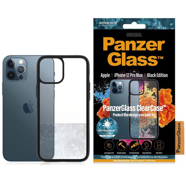 PanzerGlass ClearCase AntiBacterial Apple iPhone 12 Pro Max - Schwarz