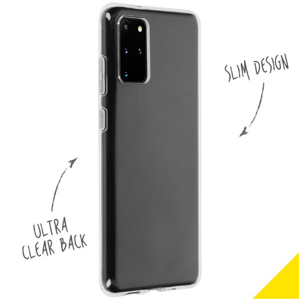 Accezz Clear TPU Backcover Samsung Galaxy S20 Plus - Transparent
