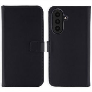 Selencia Echtleder Klapphülle Samsung Galaxy A57 (5G) - Schwarz