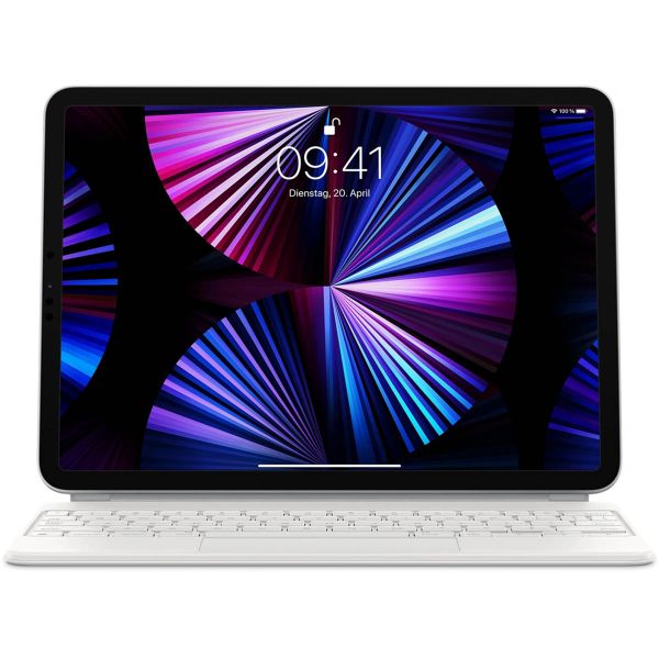 Apple Magic Keyboard Apple iPad Air 11 Zoll (2026) M4 / (2025) M3 / (2024) M2 / Air 5 (2022) / Air 4 (2020) / Pro 11 (2018/2020/2021/2022) - QWERTZ / DE - Weiß
