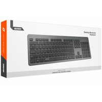 Accezz Premium Desktop QWERTY Bluetooth-Tastatur - Grau
