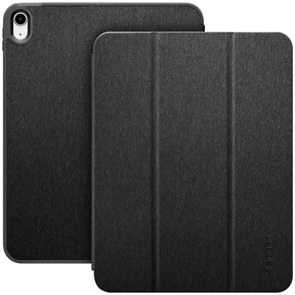 Spigen Urban Fit Klapphülle Apple iPad 11 (2025) 11 Zoll A16 / iPad 10 (2022) 10.9 Zoll - Schwarz