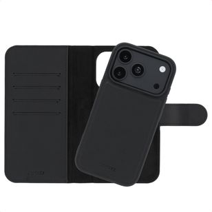 Accezz Edge abnehmbare Bookcase mit MagSafe Apple iPhone 18 Pro / 17 Pro - Schwarz