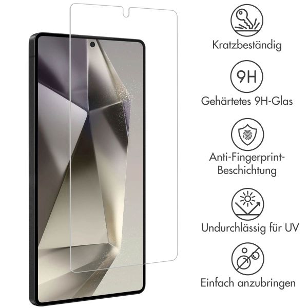 Accezz Displayschutz 2er-pack aus gehärtetem Glas Samsung Galaxy S25 Ultra