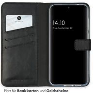 Selencia Echtleder Klapphülle Samsung Galaxy S23 FE - Schwarz