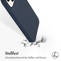 Accezz Liquid Silikoncase mit MagSafe Apple iPhone 14 Plus - Dunkelblau