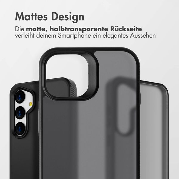 Accezz Rugged Frosted Back Cover Samsung Galaxy A35 - Schwarz