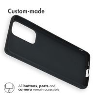 Accezz Color TPU Hülle Samsung Galaxy A53 - Schwarz