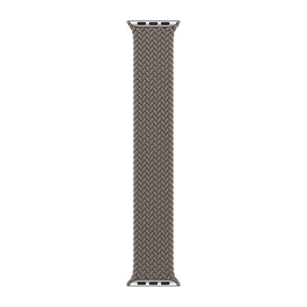 Apple Geflochtenes Solo Loop für  Apple Watch | 44/45/46/49 mm - Größe 4 - Clay