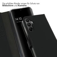 Selencia Echtleder Klapphülle Samsung Galaxy A15 (5G/4G) - Schwarz