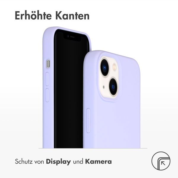 Accezz Liquid Silikoncase mit MagSafe Apple iPhone 14 / 13 - Violett