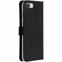 Selencia Echtleder Klapphülle Apple iPhone 8 Plus / 7 Plus - Schwarz