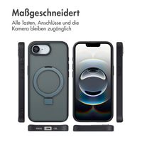 Accezz Ring Stand Backcover mit MagSafe Apple iPhone 17e / 16e - Schwarz