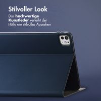 Accezz Classic Klapphülle Apple iPad Pro 11 (2025) M5 / (2024) M4 - Dunkelblau