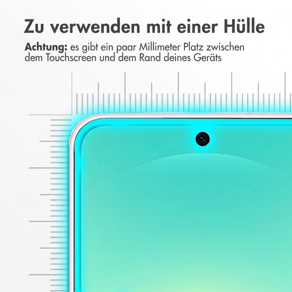Accezz Displayschutz 2er-pack aus gehärtetem Glas Samsung Galaxy A27 (5G)