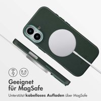 Accezz MagSafe Leather Backcover Apple iPhone 17 - Cedar Green