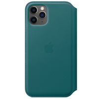 Apple Leather Folio Klapphülle Apple iPhone 11 Pro - Peacock