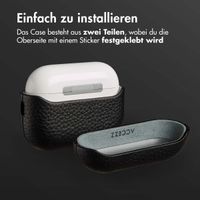Accezz Echtleder Case  Apple Airpods Pro 3 - Schwarz