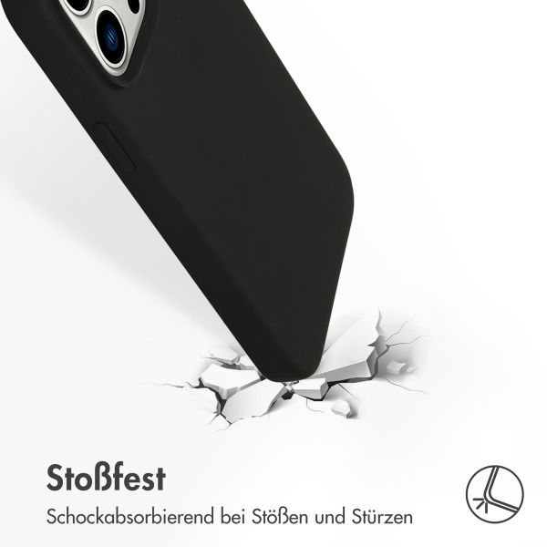 Accezz Liquid Silikoncase Apple iPhone 14 Pro Max - Schwarz