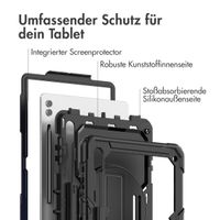 Accezz Robustes Back Cover mit Schultergurt Samsung Galaxy Tab S10 Ultra / Tab S9 Ultra - Schwarz