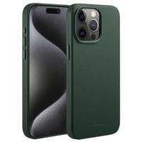 Accezz MagSafe Leather Backcover Apple iPhone 15 Pro Max - Cedar Green